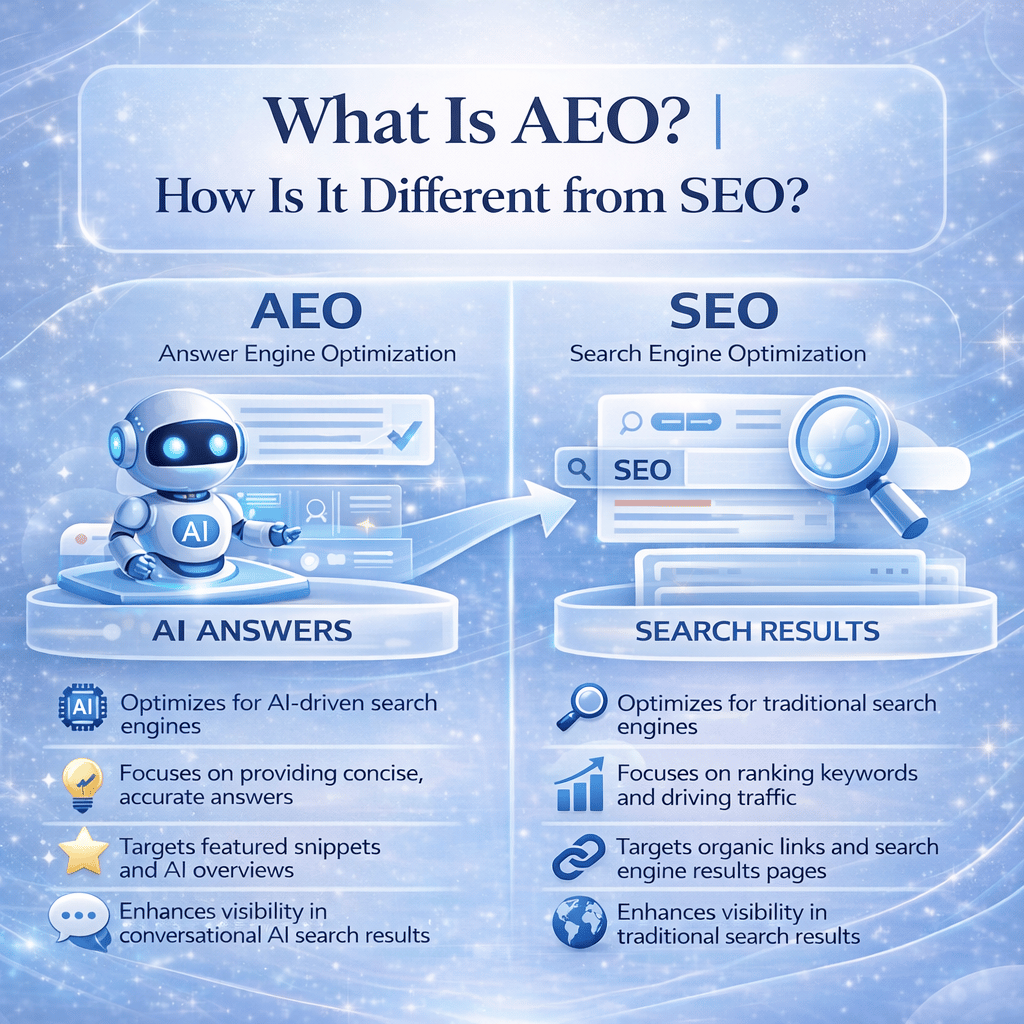 How is it difference from SEO